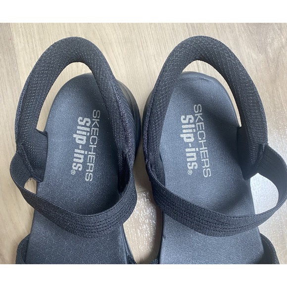Skechers Slip-ins Ultra Flex 3.0 Never Better Sandal Black Women's‎ Size 11 - Picture 6 of 8